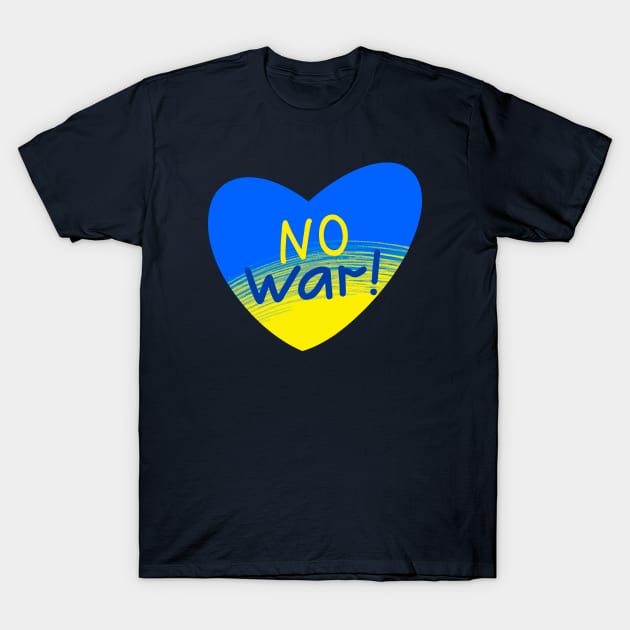 Stand with Ukraine T-Shirt by Happy Art Designs